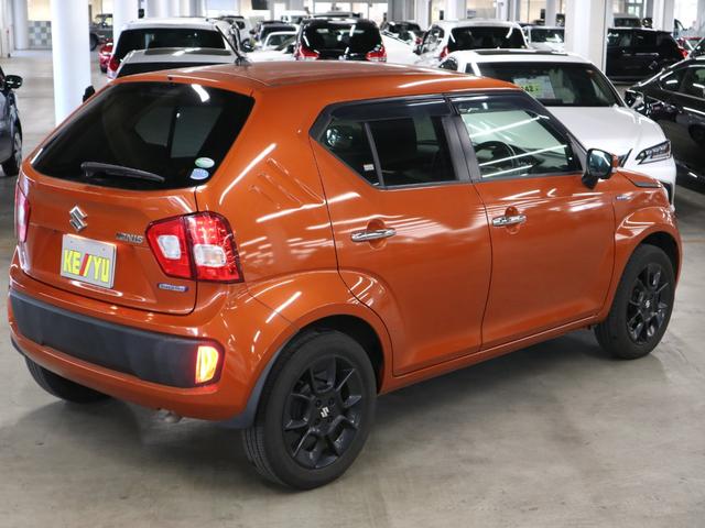 イグニス ハイブリッドMZ 4WD セーフティパッケージ装着車 全方位モニター付メーカーナビ デュアルカメラブレーキサポート 車線逸脱警報 シートヒーター ETC BTオーディオ フルセグ スマートキー クルーズコントロール パドルシフト LEDランプ スペアキー(3枚目)