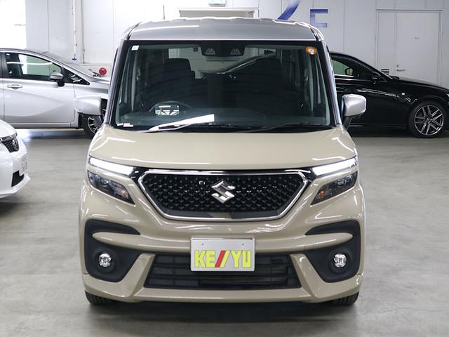 ソリオバンディット ハイブリッドＳＶ　全方位モニター付メーカー９型ナビ　ＨＵＤ　デュアルカメラブレーキサポート　車線逸脱警報　パーキングセンサー　アダプティブクルーズ　パドルシフト　ＥＴＣ　シートヒーター　両側電動スライド　ＢＴオーディオ（6枚目）