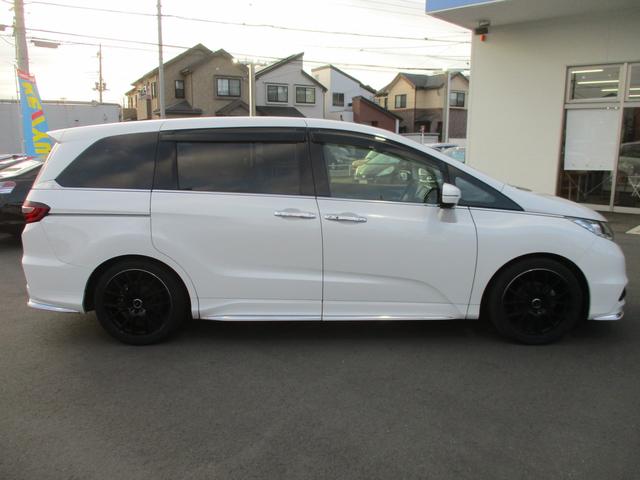 アブソルート・EXホンダセンシング 衝突軽減ブレーキ・メーカーSDナビ・全方位カメラ・フリップダウンモニター・禁煙・1オーナー・RAYS19AW・ハーフレザーパワーシート・BT・TV・DVD・ETC・両電動スライド・オットマン・クルコン(8枚目)