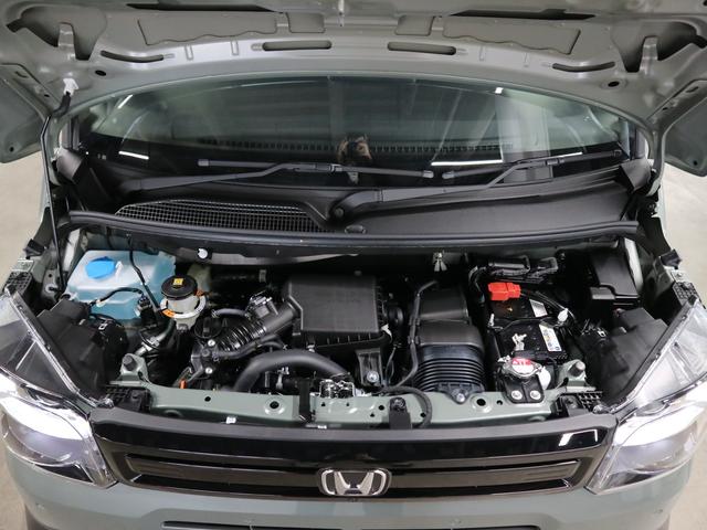 N-BOXジョイ ターボ 届け出済み未使用車 ホンダセンシング 誤発進抑制機能 純正8インチナビ 専用チェック柄撥水シート シートヒーター 両側電動スライド バックカメラ BTオーディオ フルセグTV USB端子 パドルシフト パーキングセンサー LEDライト オートリトラミラー(45枚目)