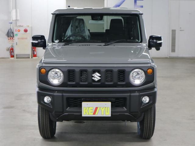 ジムニー XC 届け出済み未使用車 4WD ターボ 5MT デュアルセンサーブレーキサポート パーキングセンサー シートヒーター クルーズコントロール ヒルディセントコントロール ハイビームアシスト LEDライト ライトウォッシャー 純正16AW スマートキー(6枚目)