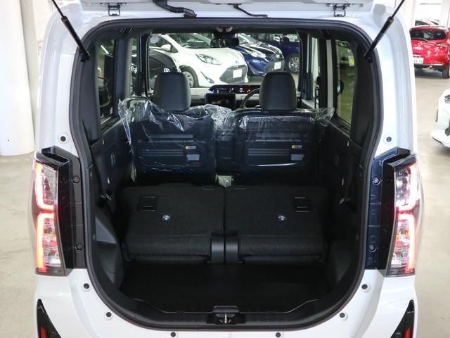 タント カスタムＲＳリミテッド　届出済未使用車　スマートアシスト　パノラマモニター　新品ナビ付　ＥＴＣ　シートヒーター　両側電動スライド　誤発進抑制機能　全車速追従クルコン　車線逸脱警報　コーナーセンサー　後席テーブル＆サンシェード　アダプティブＬＥＤ　純正１５ＡＷ（21枚目）