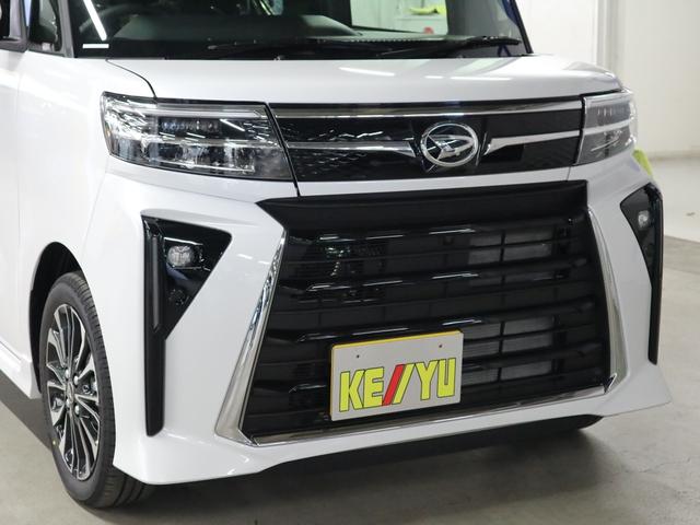 タント カスタムＲＳリミテッド　届出済未使用車　スマートアシスト　パノラマモニター　新品ナビ付　ＥＴＣ　シートヒーター　両側電動スライド　誤発進抑制機能　全車速追従クルコン　車線逸脱警報　コーナーセンサー　後席テーブル＆サンシェード　アダプティブＬＥＤ　純正１５ＡＷ（38枚目）