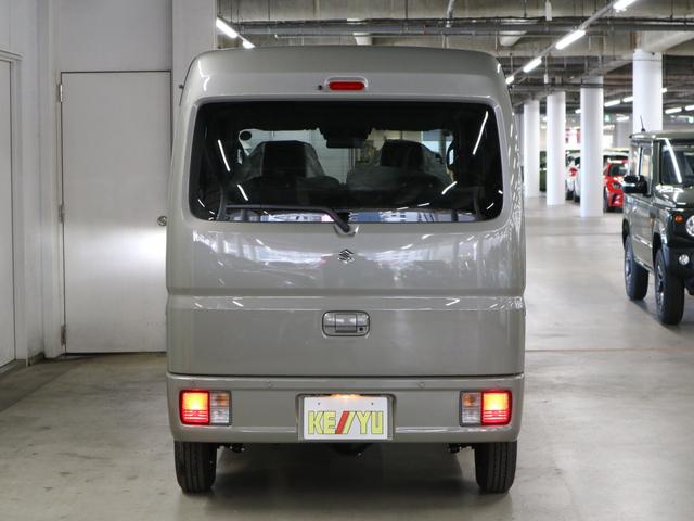 エブリイ ジョインターボ　ハイルーフ　ＣＶＴ　届け出済み未使用車　デュアルカメラブレーキサポート　誤発進抑制機能　車線逸脱警報　リヤパーキングセンサー　シートヒーター　ＵＳＢ端子　オーベーヘッドシェルフ　スマートキー　ＬＥＤライト　ハイビームアシスト　電動格納ミラー（7枚目）