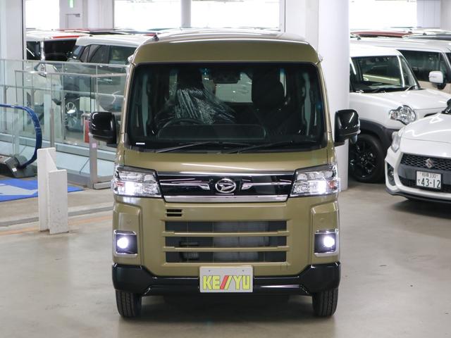 アトレー RS 届出済み未使用車 ターボ 新品ナビ取付 視界補助パック スマートインナーミラー 誤発進抑制機能 全車速追従クルコン レーンキープ バックカメラ コーナーセンサー 両側電動スライド USB端子 オーバーヘッドシェルフ LEDヘッドライト&フォグ スマートキー(6枚目)