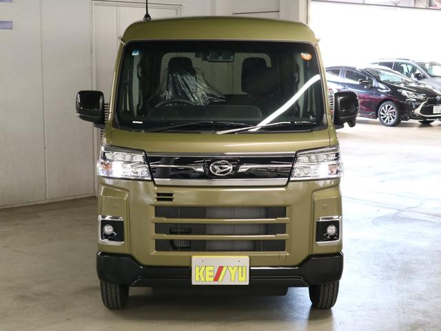 アトレー RS 届出済み未使用車 ターボ 新品ナビ取付 視界補助パック スマートインナーミラー 誤発進抑制機能 全車速追従クルコン レーンキープ バックカメラ コーナーセンサー 両側電動スライド USB端子 オーバーヘッドシェルフ LEDヘッドライト&フォグ スマートキー(6枚目)