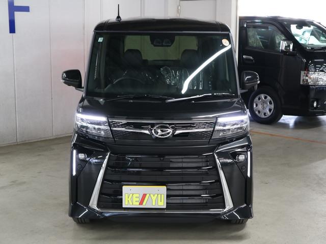 タント カスタムRSリミテッド 届出済未使用車 スマートアシスト パノラマモニター 新品ナビ付 ETC シートヒーター 両側電動スライド 誤発進抑制機能 全車速追従クルコン 車線逸脱警報 コーナーセンサー 後席テーブル&サンシェード アダプティブLED 純正15AW(6枚目)