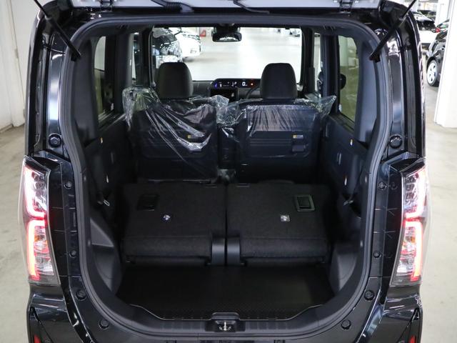 タント カスタムRSリミテッド 届出済未使用車 スマートアシスト パノラマモニター 新品ナビ付 ETC シートヒーター 両側電動スライド 誤発進抑制機能 全車速追従クルコン 車線逸脱警報 コーナーセンサー 後席テーブル&サンシェード アダプティブLED 純正15AW(21枚目)