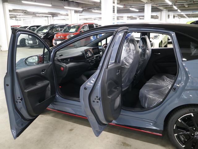 オーラ ニスモ　登録済未使用車　ＢＯＳＥサウンドシステム　インテリミラー　ＮＣ９インチナビ　アラウンドビューモニター　プロパイロット　ＢＳＷ・ＲＣＴＡ　ワイヤレス充電　ＥＴＣ２．０　ＢＴオーディオ　フルセグＴＶ　専用ハーフレザーシート　アダプティブＬＥＤ（16枚目）