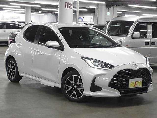 ヤリス ハイブリッドＺ　登録済み未使用車　セーフティセンス　パノラミックビューモニター　ＢＳＭ・ＳＥＡ　シート＆ステアヒーター　８インチディスプレイオーディオＰｌｕｓ　ＥＴＣ２．０　ＢＴオーディオ　フルセグＴＶ　ＨＤＭＩ　ＬＥＤライト　オプション１６インチＡＷ（5枚目）