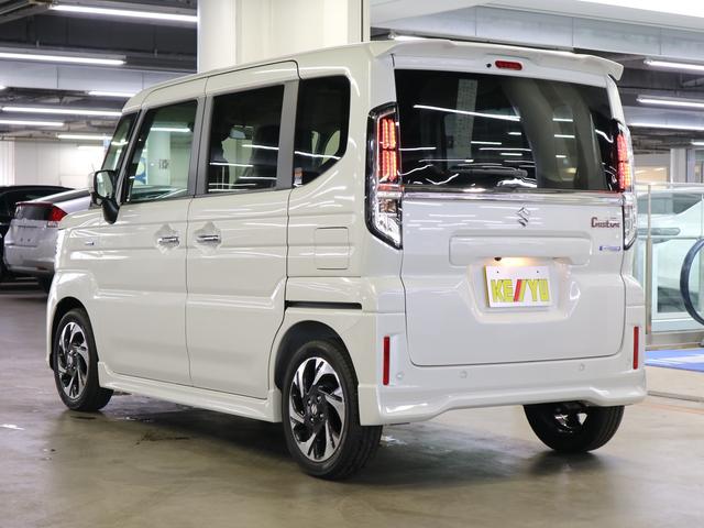 スペーシアカスタム ハイブリッドＸＳターボ　届出済未使用車　誤発進抑制機能　デュアルセンサーブレーキサポートＩＩ　全方位モニター付９インチナビ　ＨＵＤ　シート＆ステアヒーター　両側電動スライド　パドルシフト　オットマン　サーキュレーター　フルセグ　ＢＴオーディオ　ＬＥＤライト（8枚目）