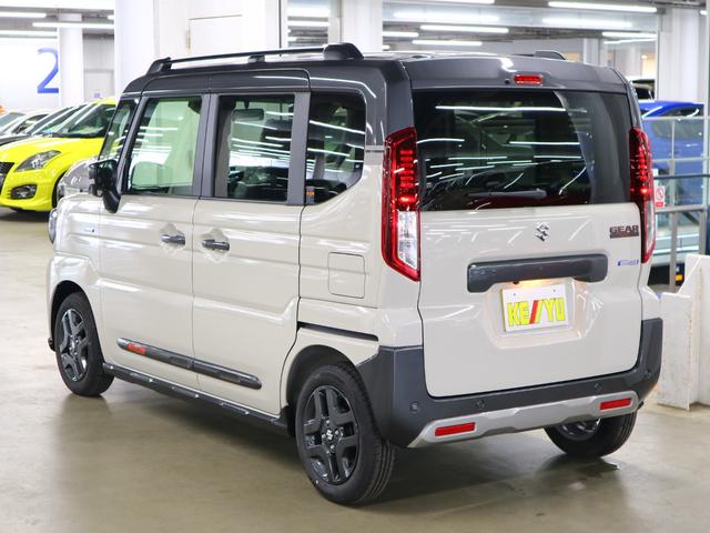 スペーシアギア ハイブリッドＸＺターボ　届け出済み未使用車　ＤＳＢＳＩＩ　全方位モニター付メモリーナビ　ＨＵＤ　シート＆ステアヒーター　オットマン　両側電動スライド　ＢＴオーディオ　フルセグＴＶ　スリムサーキュレーター　後席テーブル＆サンシェード　ＬＥＤライト　ルーフレール（8枚目）