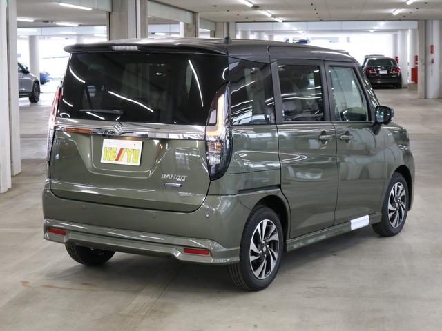 ソリオバンディット ハイブリッドMV デュアルセンサーブレーキサポートII 全方位モニター付メーカー9インチナビ HUD BSM シートヒーター 両側電動スライド BTオーディオ フルセグ スリムサーキュレーター 誤発進抑制機能 追従クルコン パーキングセンサー LEDライト(3枚目)