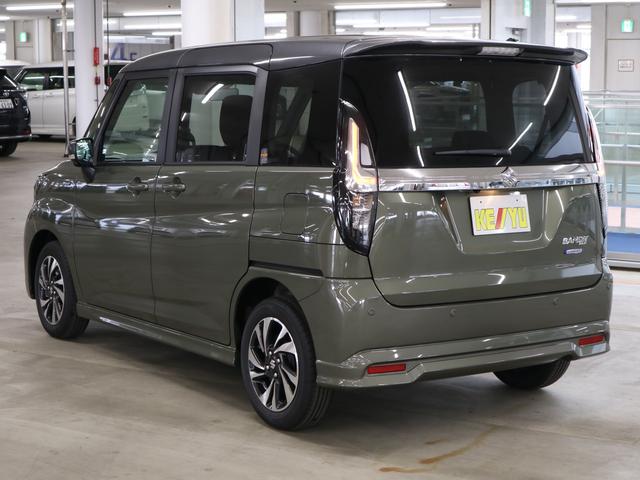 ソリオバンディット ハイブリッドMV デュアルセンサーブレーキサポートII 全方位モニター付メーカー9インチナビ HUD BSM シートヒーター 両側電動スライド BTオーディオ フルセグ スリムサーキュレーター 誤発進抑制機能 追従クルコン パーキングセンサー LEDライト(8枚目)