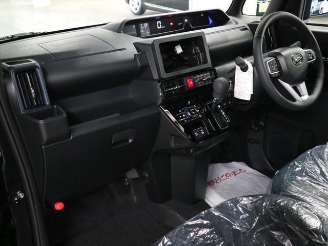 タント カスタムRSリミテッド 届出済未使用車 スマートアシスト パノラマモニター 新品ナビ付 ETC シートヒーター 両側電動スライド 誤発進抑制機能 全車速追従クルコン 車線逸脱警報 コーナーセンサー 後席テーブル&サンシェード アダプティブLED 純正15AW(16枚目)