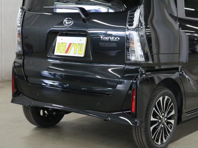 タント カスタムRSリミテッド 届出済未使用車 スマートアシスト パノラマモニター 新品ナビ付 ETC シートヒーター 両側電動スライド 誤発進抑制機能 全車速追従クルコン 車線逸脱警報 コーナーセンサー 後席テーブル&サンシェード アダプティブLED 純正15AW(38枚目)