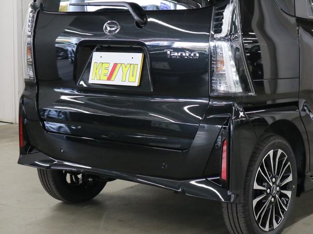 タント カスタムRSリミテッド 届出済未使用車 スマートアシスト パノラマモニター 新品ナビ付 ETC シートヒーター 両側電動スライド 誤発進抑制機能 全車速追従クルコン 車線逸脱警報 コーナーセンサー 後席テーブル&サンシェード アダプティブLED 純正15AW(38枚目)