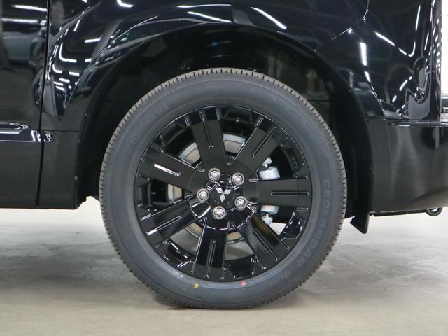 デリカD:5 ブラックエディション 4WD ディーゼル 登録済み未使用車 電動サイドステップ マルチアラウンドモニター 本革電動シート シート&ステアヒーター パワーバックドア 両側電動スライドドア eアシスト BSW AC100V パドルシフト アルミペダル LEDライト(55枚目)