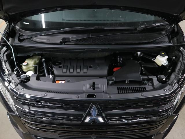 デリカD:5 ブラックエディション 4WD ディーゼル 登録済み未使用車 電動サイドステップ マルチアラウンドモニター 本革電動シート シート&ステアヒーター パワーバックドア 両側電動スライドドア eアシスト BSW AC100V パドルシフト アルミペダル LEDライト(57枚目)