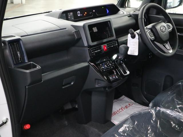 タント カスタムRSリミテッド 届出済未使用車 スマートアシスト パノラマモニター 新品ナビ付 ETC シートヒーター 両側電動スライド 誤発進抑制機能 全車速追従クルコン 車線逸脱警報 コーナーセンサー 後席テーブル&サンシェード アダプティブLED 純正15AW(16枚目)