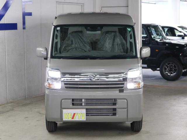 エブリイ ジョインターボ ハイルーフ CVT 届け出済み未使用車 デュアルカメラブレーキサポート 誤発進抑制機能 車線逸脱警報 リヤパーキングセンサー シートヒーター USB端子 オーベーヘッドシェルフ スマートキー LEDライト ハイビームアシスト 電動格納ミラー(6枚目)