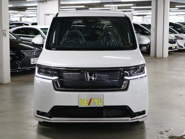 ステップワゴン e:HEVスパーダ 登録済未使用車 ホンダセンシング 15.6インチリヤモニター 11.4インチナビ マルチビューカメラ 後退出庫サポート・BSI シートヒーター オットマン コンビシート パワーバックドア 両側電動スライドドア 全列USB LEDライト(6枚目)