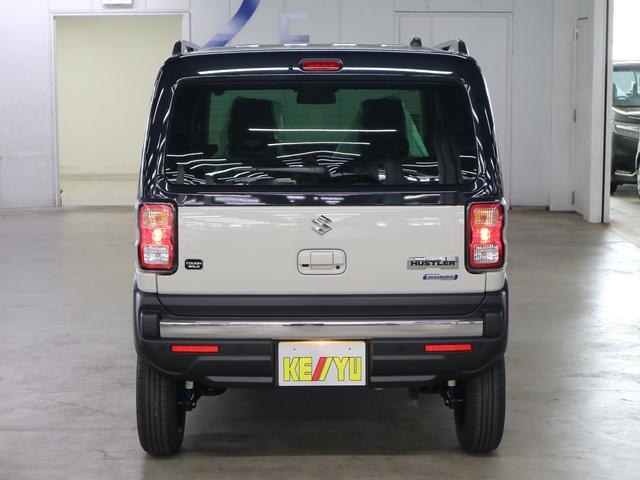 ハスラー タフワイルドターボ 届け出済み未使用車 全方位モニター付メーカー9インチナビ シートヒーター デュアルカメラブレーキサポート 追従クルコン パーキングセンサー BTオーディオ フルセグTV USB パドルシフト ルーフレール LEDライト(7枚目)