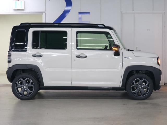 ハスラー タフワイルドターボ 届け出済み未使用車 全方位モニター付メーカー9インチナビ シートヒーター デュアルカメラブレーキサポート 追従クルコン パーキングセンサー BTオーディオ フルセグTV USB パドルシフト ルーフレール LEDライト(9枚目)