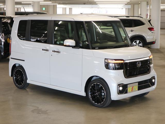 N-BOXカスタム ターボコーディネートスタイル ホンダセンシング 届出済未使用車 純正8インチナビ 両側電動スライドドア シートヒーター フルプライムスムースシート バックカメラ BTオーディオ フルセグTV パドルシフト LEDライト フォグランプ 純正15AW(5枚目)