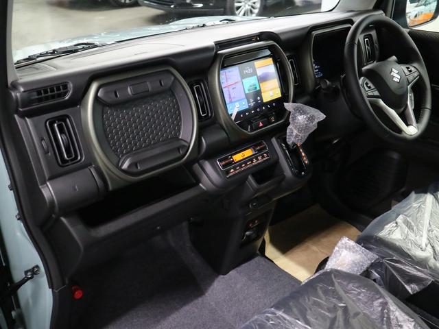 ハスラー タフワイルドターボ　届け出済み未使用車　全方位モニター付メーカー９インチナビ　シートヒーター　デュアルカメラブレーキサポート　追従クルコン　パーキングセンサー　ＢＴオーディオ　フルセグＴＶ　ＵＳＢ　パドルシフト　ルーフレール　ＬＥＤライト（16枚目）