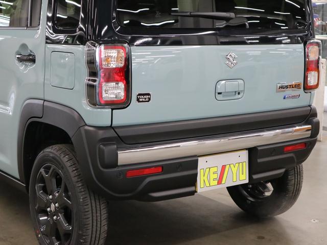 ハスラー タフワイルドターボ　届け出済み未使用車　全方位モニター付メーカー９インチナビ　シートヒーター　デュアルカメラブレーキサポート　追従クルコン　パーキングセンサー　ＢＴオーディオ　フルセグＴＶ　ＵＳＢ　パドルシフト　ルーフレール　ＬＥＤライト（47枚目）