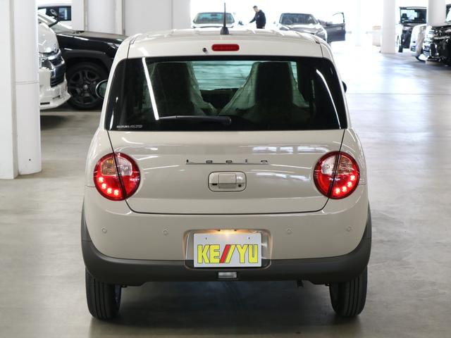 アルトラパン Ｘ　届出済未使用車　全方位モニター用カメラパッケージ　新品ナビ取付　シートヒーター　デュアルカメラブレーキサポート　誤発進抑制　車線逸脱警報　パーキングセンサー　ＢＴオーディオ　フルセグＴＶ　ＵＳＢ　ナノイーＸ　スマートキー　ＬＥＤライト　純正１４ＡＷ（7枚目）