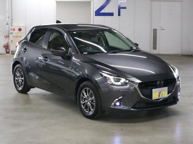 デミオ １３Ｓテーラードブラウン　ＨＵＤ　ＢＳＭ　ケンウッドツイーター　衝突軽減ブレーキ　車線逸脱警報　レーダークルーズ　パドルシフト　ＥＴＣ　シートヒーター　純正ナビ　バックカメラ　ＢＴオーディオ　フルセグＴＶ　アダプティブＬＥＤ（5枚目）