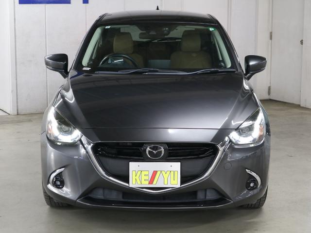 デミオ １３Ｓテーラードブラウン　ＨＵＤ　ＢＳＭ　ケンウッドツイーター　衝突軽減ブレーキ　車線逸脱警報　レーダークルーズ　パドルシフト　ＥＴＣ　シートヒーター　純正ナビ　バックカメラ　ＢＴオーディオ　フルセグＴＶ　アダプティブＬＥＤ（6枚目）