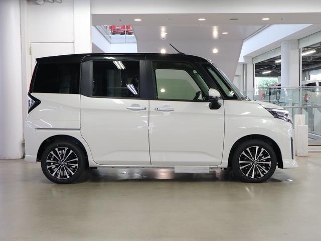 ルーミー カスタムG-T ターボ 登録済未使用車 コンフォートPKG パノラミックビューモニター 純正9インチディスプレイオーディオ シートヒーター&後席テーブル スマートアシスト 両側パワースライド BTオーディオ フルセグTV コーナーセンサー ADB・LEDライト(9枚目)