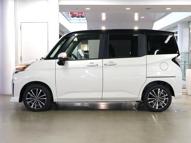 ルーミー カスタムG-T ターボ 登録済未使用車 コンフォートPKG パノラミックビューモニター 純正9インチディスプレイオーディオ シートヒーター&後席テーブル スマートアシスト 両側パワースライド BTオーディオ フルセグTV コーナーセンサー ADB・LEDライト(10枚目)