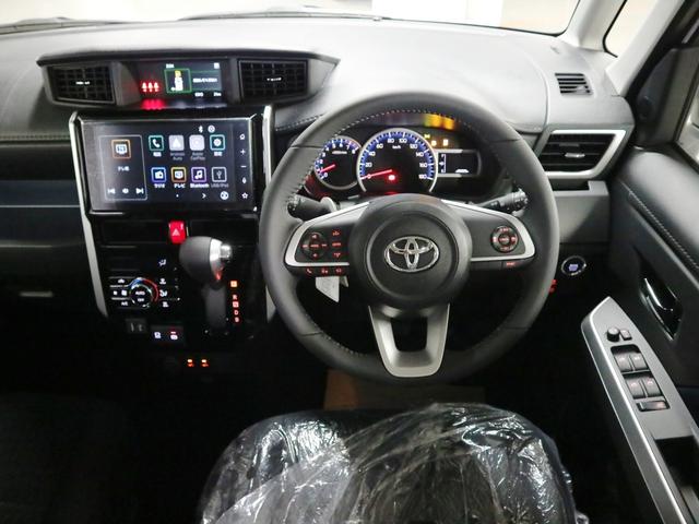 ルーミー カスタムG-T ターボ 登録済未使用車 コンフォートPKG パノラミックビューモニター 純正9インチディスプレイオーディオ シートヒーター&後席テーブル スマートアシスト 両側パワースライド BTオーディオ フルセグTV コーナーセンサー ADB・LEDライト(11枚目)