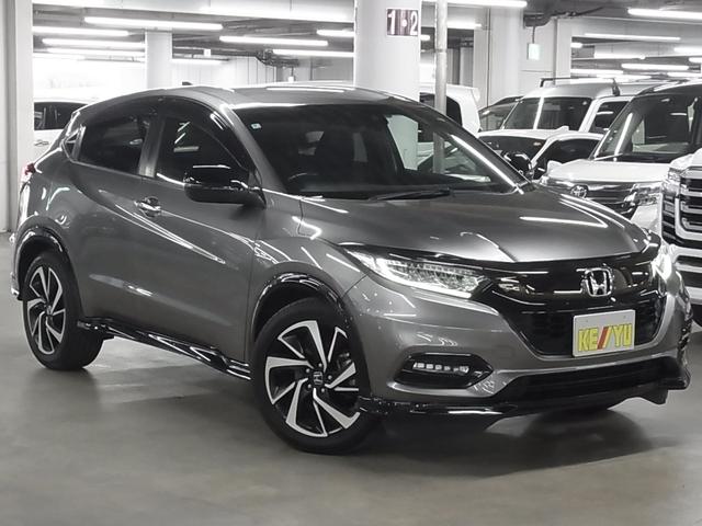 ヴェゼル ハイブリッドＲＳ・ホンダセンシング　衝突軽減ブレーキ　車線逸脱警報　アダプティブクルーズ　パドルシフト　ＥＴＣ　シートヒーター　純正ナビ　バックカメラ　ＢＴオーディオ　フルセグＴＶ　ＵＳＢ　スマートキー　オートリトラミラー　ＬＥＤランプ（5枚目）