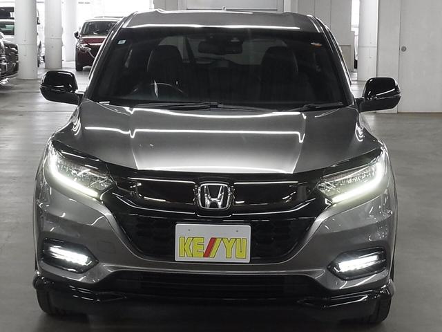 ヴェゼル ハイブリッドＲＳ・ホンダセンシング　衝突軽減ブレーキ　車線逸脱警報　アダプティブクルーズ　パドルシフト　ＥＴＣ　シートヒーター　純正ナビ　バックカメラ　ＢＴオーディオ　フルセグＴＶ　ＵＳＢ　スマートキー　オートリトラミラー　ＬＥＤランプ（6枚目）