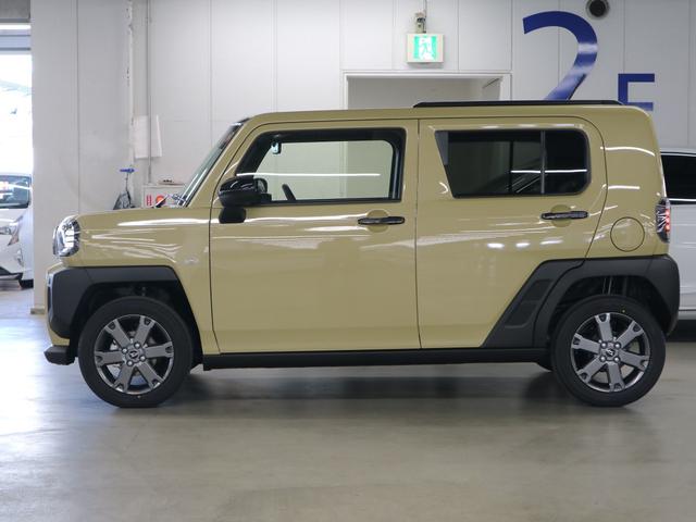 タフト Ｇターボ　ダーククロムベンチャー　届け出済み未使用車　新品ナビ取付　パノラマモニター　スカイフィールトップ　シートヒーター　スマートアシスト　前後誤発進抑制　全車速追従クルコン　レーンキープ　コーナーセンサー　ＵＳＢ端子　アダプティブＬＥＤ　ルーフレール（10枚目）