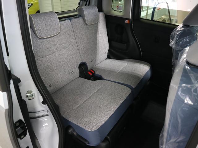 ムーヴキャンバス ストライプスＧターボ　届け出済み未使用車　パノラマモニター　新品ナビ　スマートアシスト　誤発進抑制　アダプティブクルーズ　車線逸脱警報　コーナーセンサー　両側電動スライド　シートヒーター　ホッとカップホルダー　後席置きラクＢＯＸ　ブレーキホールド　ＬＥＤライト（14枚目）