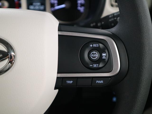 ムーヴキャンバス ストライプスＧターボ　届け出済み未使用車　パノラマモニター　新品ナビ　スマートアシスト　誤発進抑制　アダプティブクルーズ　車線逸脱警報　コーナーセンサー　両側電動スライド　シートヒーター　ホッとカップホルダー　後席置きラクＢＯＸ　ブレーキホールド　ＬＥＤライト（30枚目）