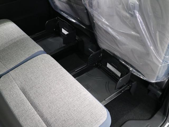 ムーヴキャンバス ストライプスＧターボ　届け出済み未使用車　パノラマモニター　新品ナビ　スマートアシスト　誤発進抑制　アダプティブクルーズ　車線逸脱警報　コーナーセンサー　両側電動スライド　シートヒーター　ホッとカップホルダー　後席置きラクＢＯＸ　ブレーキホールド　ＬＥＤライト（15枚目）