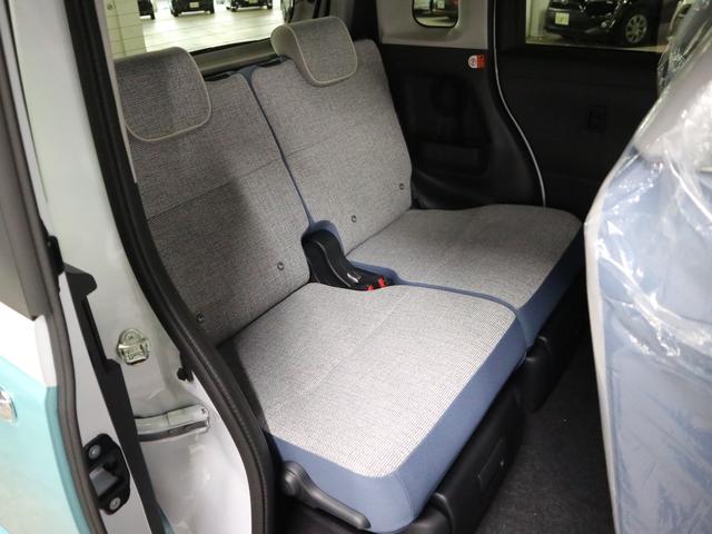 ムーヴキャンバス ストライプスＧターボ　届け出済み未使用車　パノラマモニター　新品ナビ　スマートアシスト　誤発進抑制　アダプティブクルーズ　車線逸脱警報　コーナーセンサー　両側電動スライド　シートヒーター　ホッとカップホルダー　後席置きラクＢＯＸ　ブレーキホールド　ＬＥＤライト（14枚目）