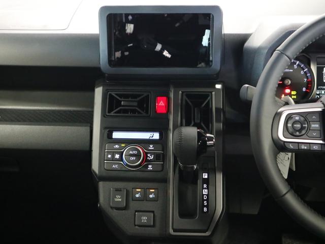 タフト Ｇターボ　ダーククロムベンチャー　届け出済み未使用車　新品ナビ取付　パノラマモニター　スカイフィールトップ　シートヒーター　スマートアシスト　前後誤発進抑制　全車速追従クルコン　レーンキープ　コーナーセンサー　ＵＳＢ端子　アダプティブＬＥＤ　ルーフレール（22枚目）