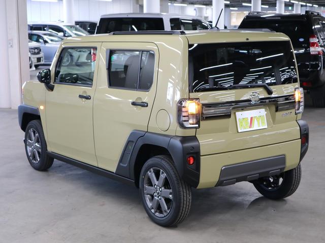 タフト Ｇターボ　ダーククロムベンチャー　届け出済み未使用車　新品ナビ取付　パノラマモニター　スカイフィールトップ　シートヒーター　スマートアシスト　前後誤発進抑制　全車速追従クルコン　レーンキープ　コーナーセンサー　ＵＳＢ端子　アダプティブＬＥＤ　ルーフレール（8枚目）