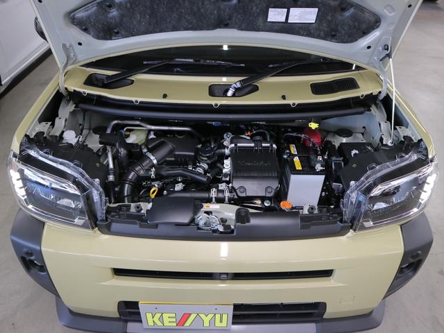 タフト Ｇターボ　ダーククロムベンチャー　届け出済み未使用車　新品ナビ取付　パノラマモニター　スカイフィールトップ　シートヒーター　スマートアシスト　前後誤発進抑制　全車速追従クルコン　レーンキープ　コーナーセンサー　ＵＳＢ端子　アダプティブＬＥＤ　ルーフレール（43枚目）