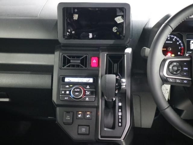 タフト Ｇターボ　ダーククロムベンチャー　届け出済み未使用車　新品ナビ取付　パノラマモニター　スカイフィールトップ　シートヒーター　スマートアシスト　前後誤発進抑制　全車速追従クルコン　レーンキープ　コーナーセンサー　ＵＳＢ端子　アダプティブＬＥＤ　ルーフレール（22枚目）