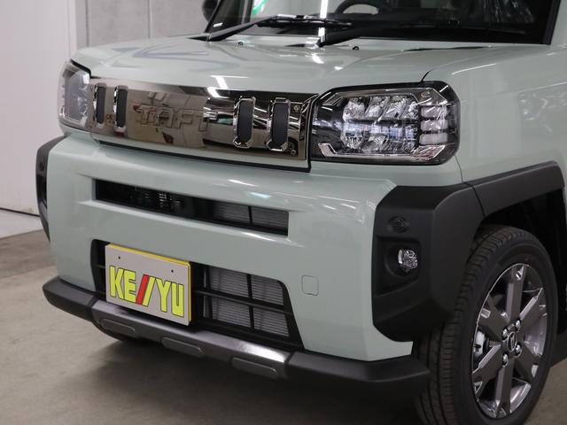 タフト Ｇターボ　ダーククロムベンチャー　届け出済み未使用車　新品ナビ取付　パノラマモニター　スカイフィールトップ　シートヒーター　スマートアシスト　前後誤発進抑制　全車速追従クルコン　レーンキープ　コーナーセンサー　ＵＳＢ端子　アダプティブＬＥＤ　ルーフレール（36枚目）