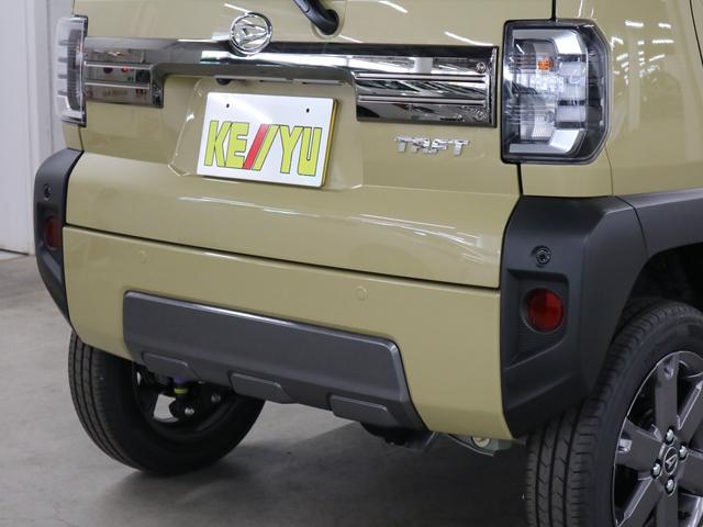 タフト Gターボ ダーククロムベンチャー 4WD 届け出済み未使用車 新品ナビ取付 パノラマモニター スカイフィールトップ シートヒーター スマートアシスト 前後誤発進抑制 全車速追従クルコン レーンキープ コーナーセンサー USB端子 アダプティブLED ルーフレール(36枚目)